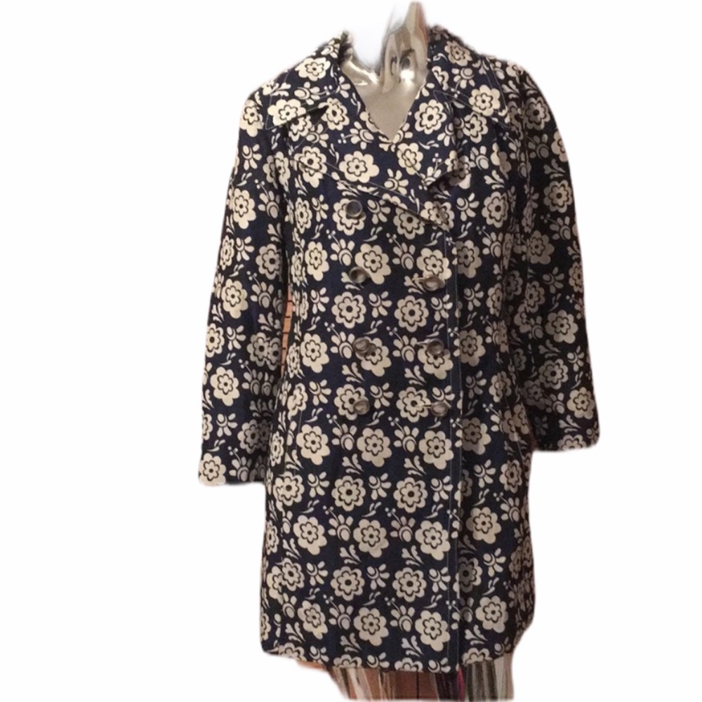 Vintage Junior House Floral Coat